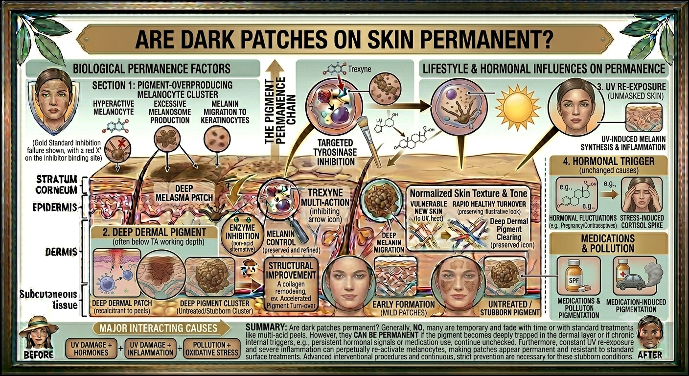 Are Dark Patches on Skin Permanent