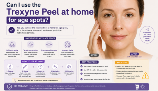 Can I Use the Trexyne Peel at Home for Age Spots