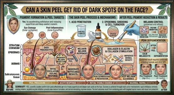 Can a Skin Peel Get Rid of Dark Spots on the Face