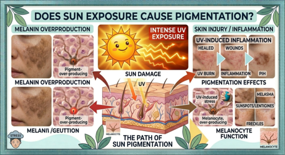 Does Sun Exposure Cause Pigmentation