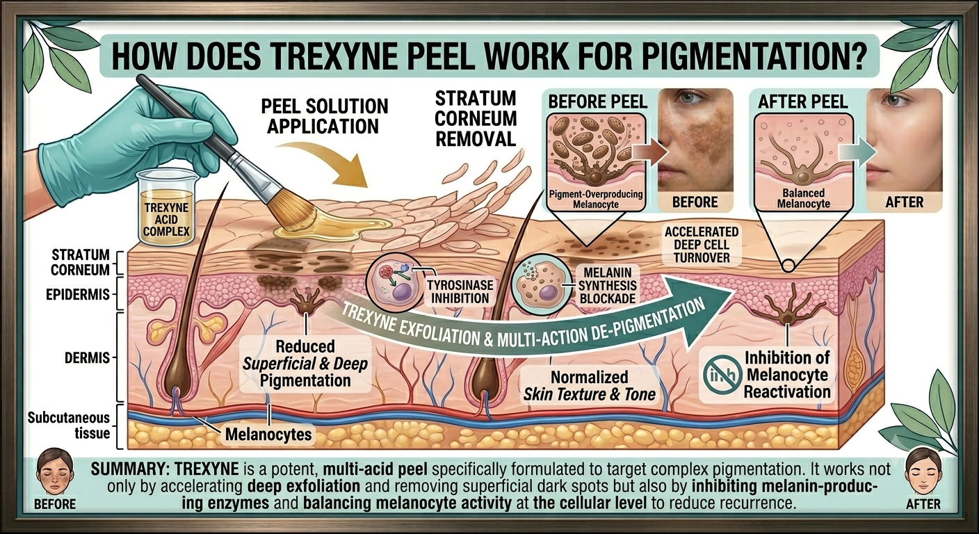 How Does Trexyne Peel Work for Pigmentation