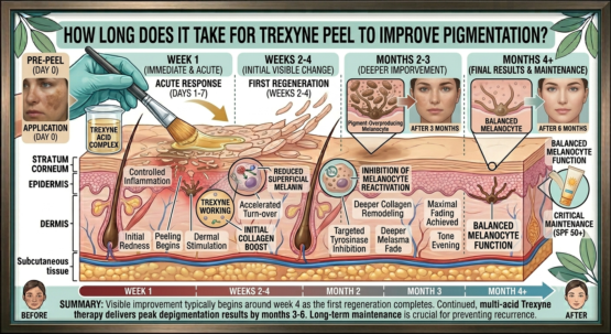 How Long Does It Take for Trexyne Peel to Improve Pigmentation?