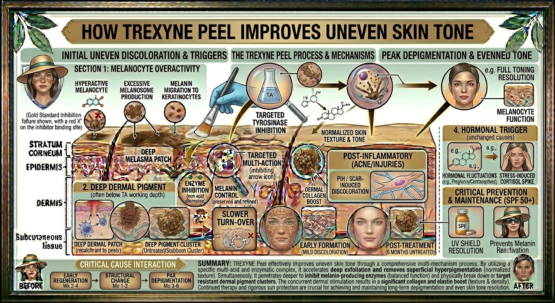 How Trexyne Peel Improves Uneven Skin Tone