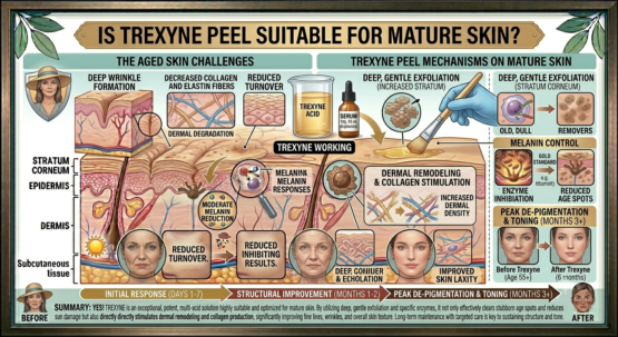Is Trexyne Peel Suitable for Mature Skin