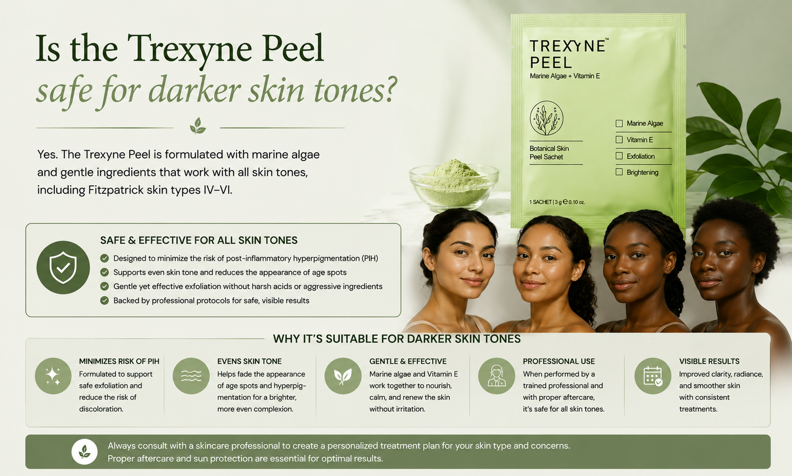 Is the Trexyne Peel Safe for Darker Skin Tones