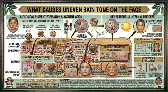 What Causes Uneven Skin Tone on the Face