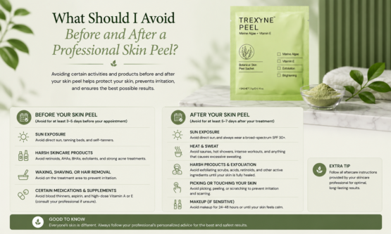 What Should I Avoid Before and After a Professional Skin Peel
