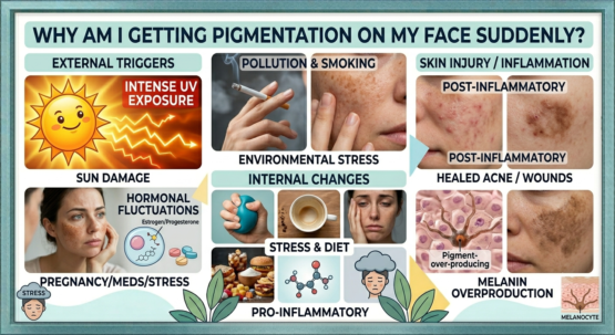 Why Am I Getting Pigmentation on My Face Suddenly