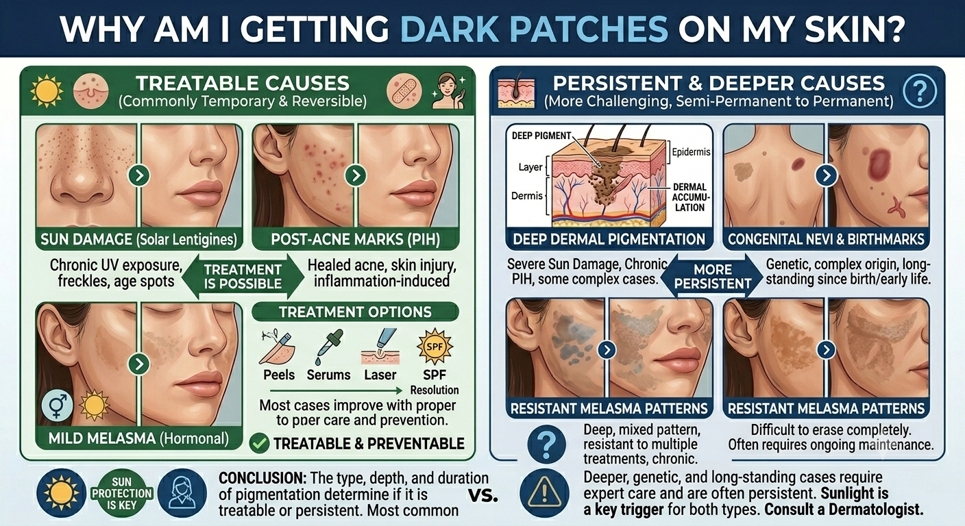 Why Am I Getting Dark Patches on My Skin
