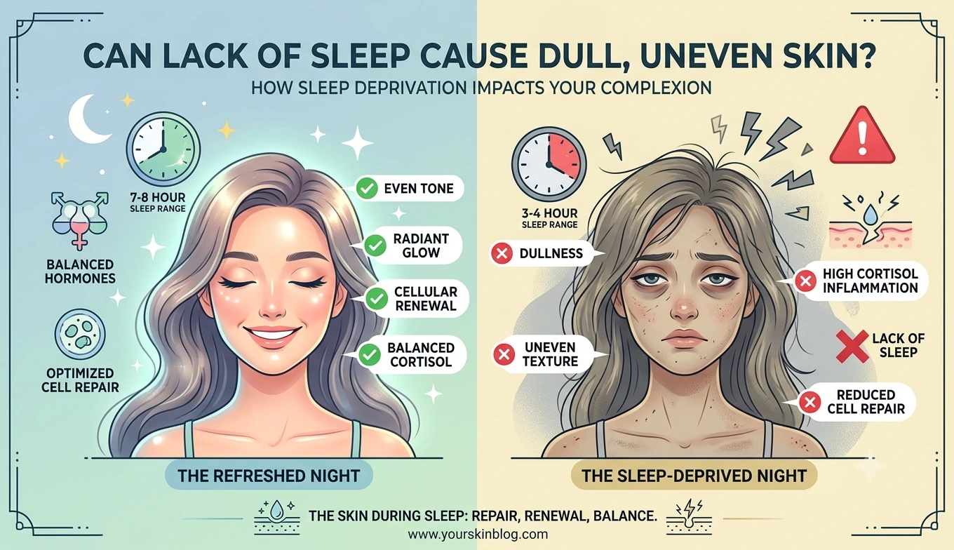 Can Lack of Sleep Cause Dull Uneven Skin