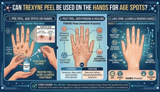 Can Trexyne Peel Be Used on the Hands for Age Spots