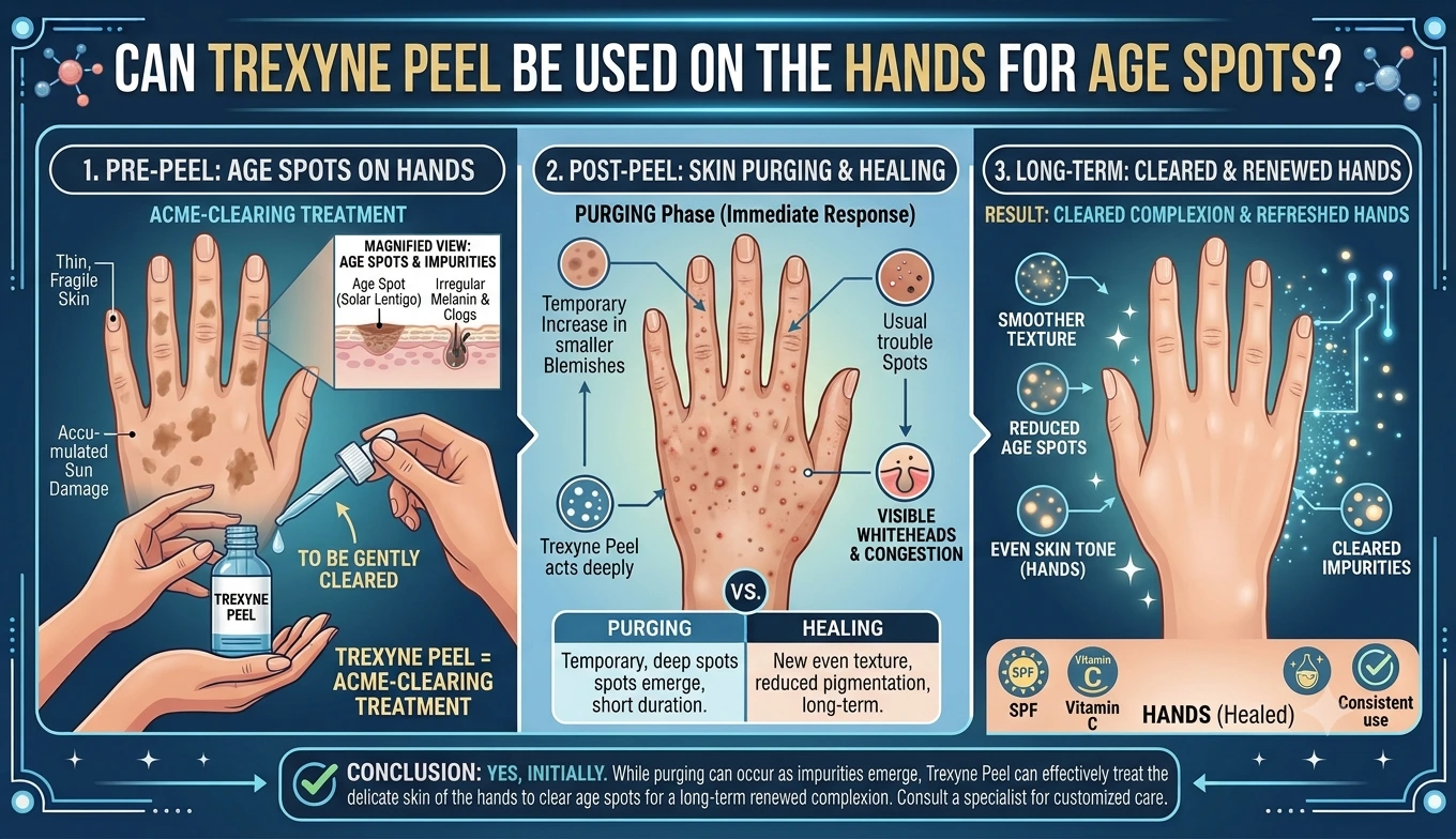 Can Trexyne Peel Be Used on the Hands for Age Spots