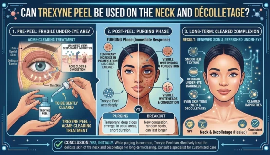 Can Trexyne Peel Be Used on the Neck and Decolletage