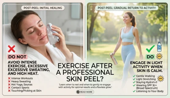 Can You Exercise After a Professional Skin Peel