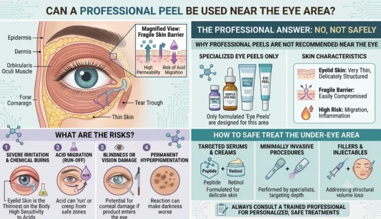 Can a Professional Peel Be Used Near the Eye Area