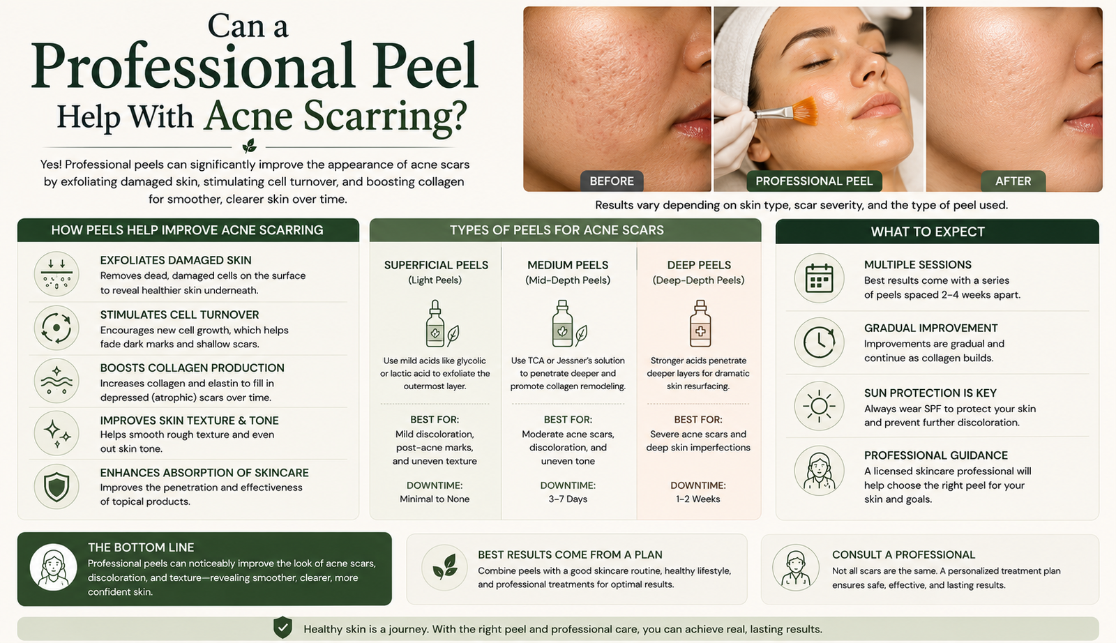 Can a Professional Peel Help With Acne Scarring