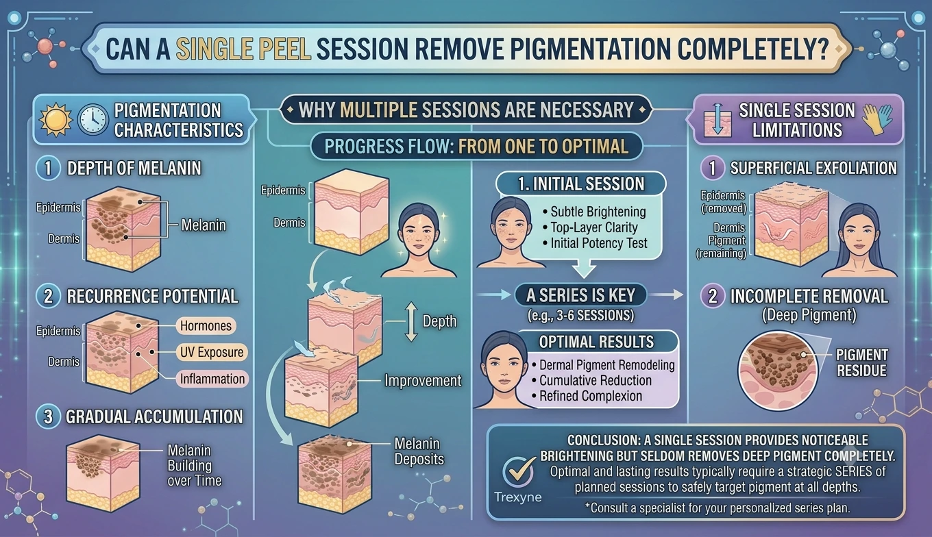 Can a Single Peel Session Remove Pigmentation Completely