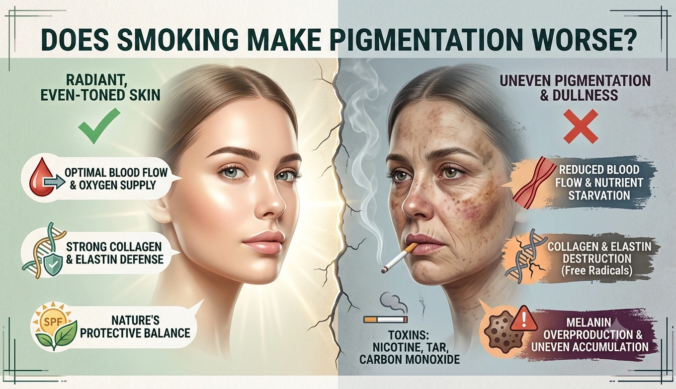 Does Smoking Make Pigmentation Worse