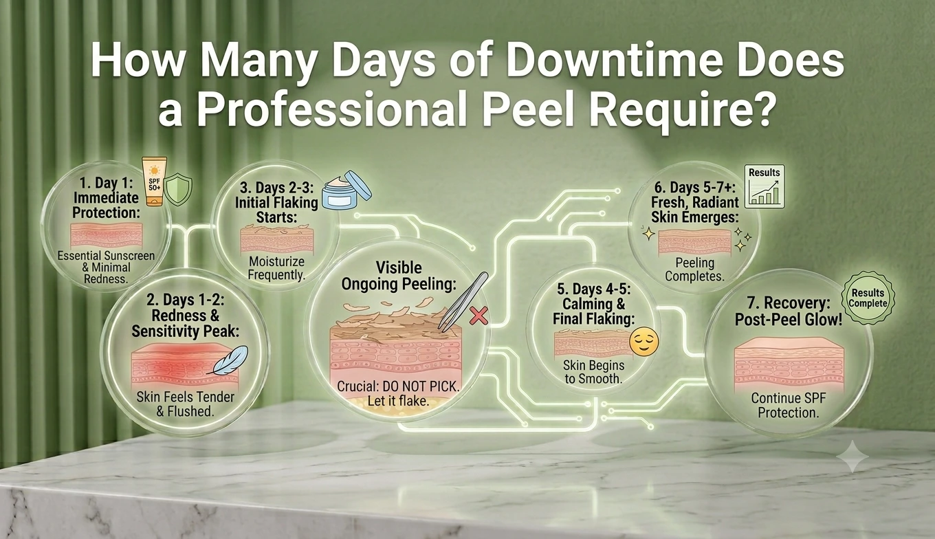 How Many Days of Downtime Does a Professional Peel Require