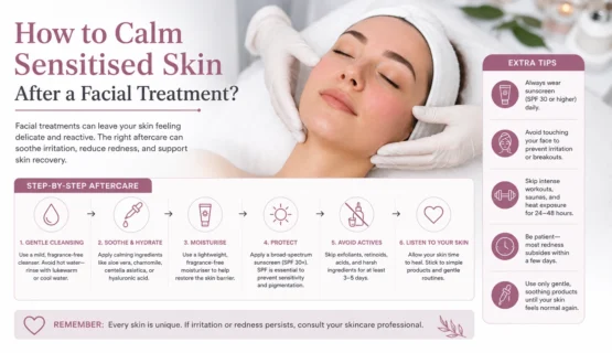 How to Calm Sensitised Skin After a Facial Treatment