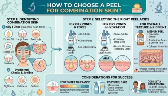 How to Choose a Peel for Combination Skin