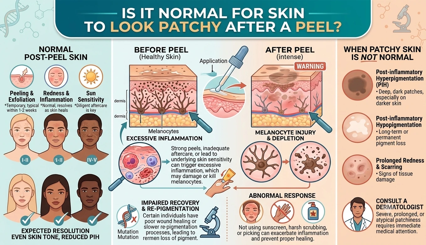 Is It Normal for Skin to Look Patchy After a Peel