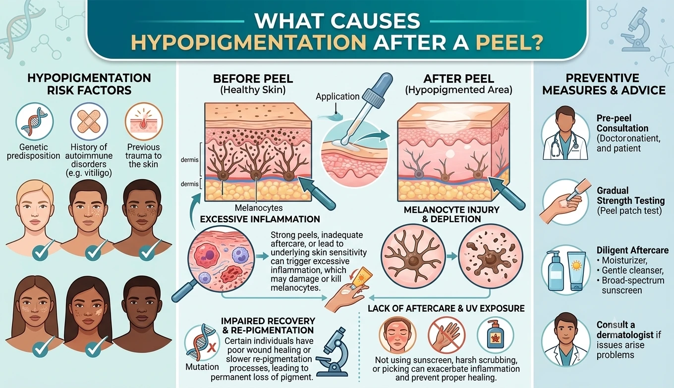 What Causes Hypopigmentation After a Peel
