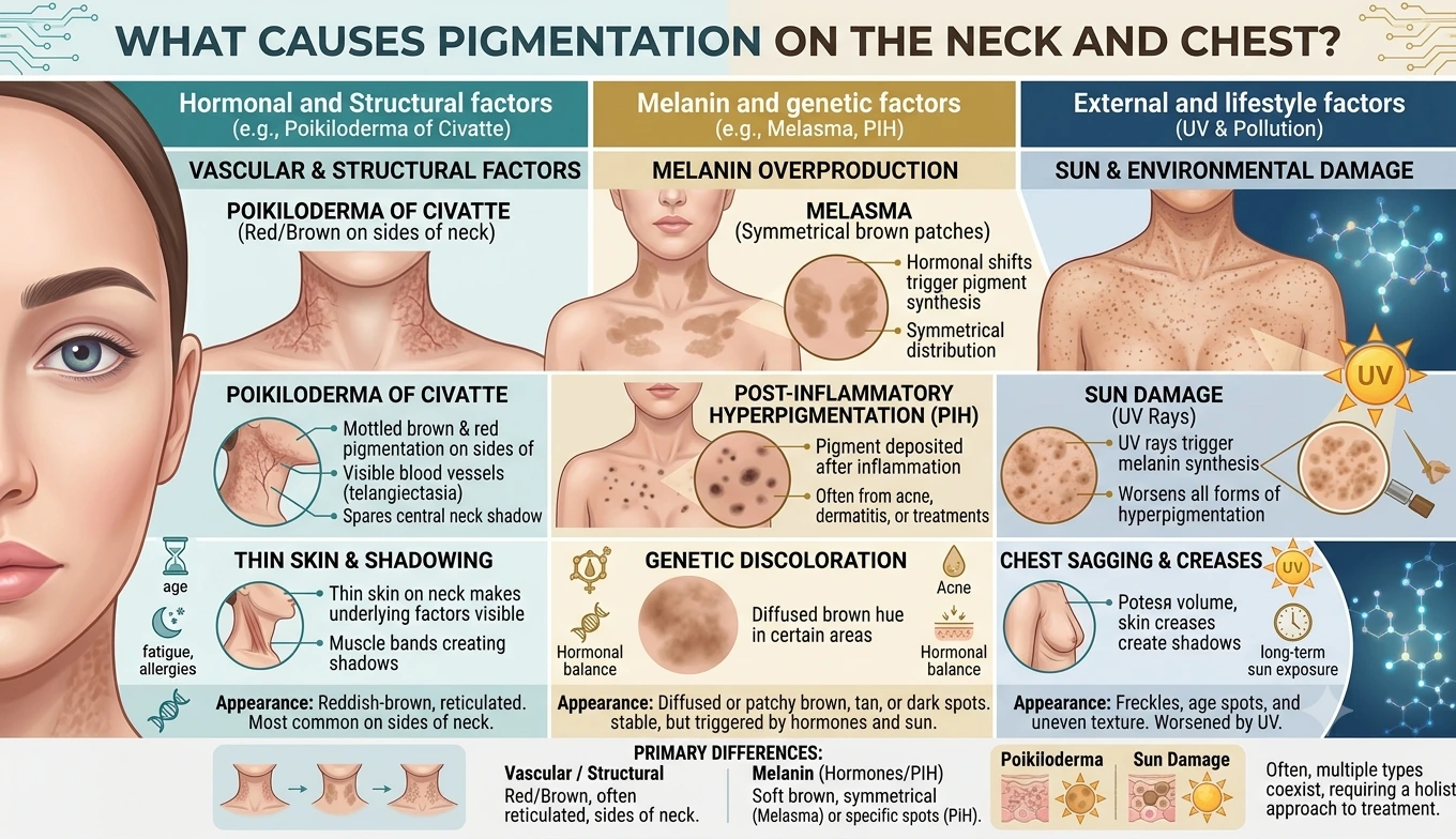 What Causes Pigmentation on the Neck and Chest