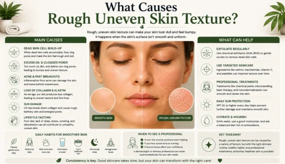 What Causes Rough Uneven Skin Texture
