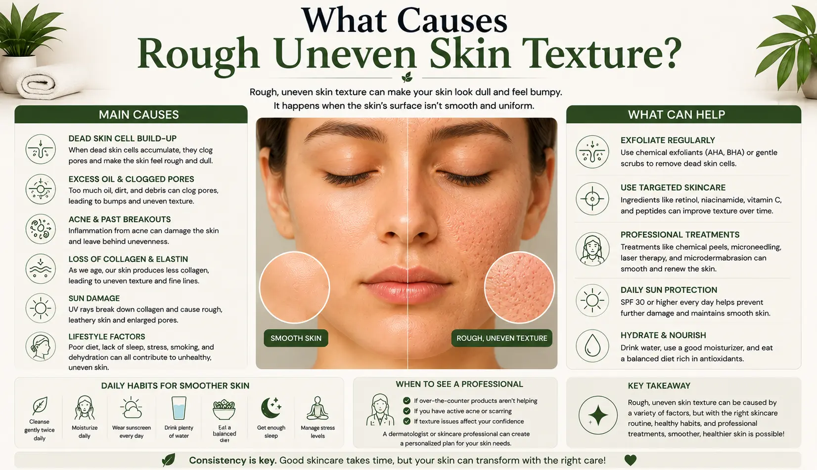 What Causes Rough Uneven Skin Texture