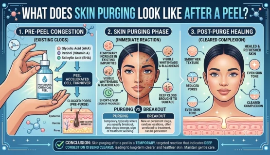 What Does Skin Purging Look Like After a Peel