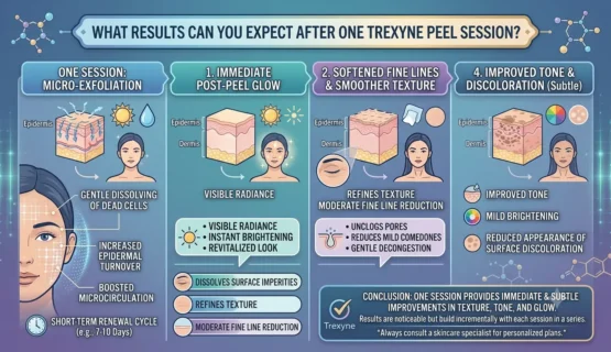 What Results Can You Expect After One Trexyne Peel Session
