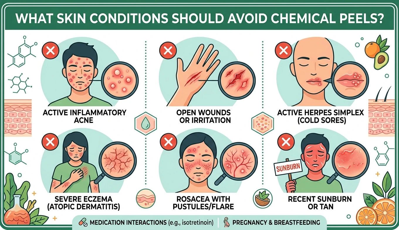 What Skin Conditions Should Avoid Chemical Peels