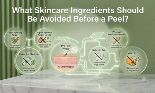 What Skincare Ingredients Should Be Avoided Before a Peel
