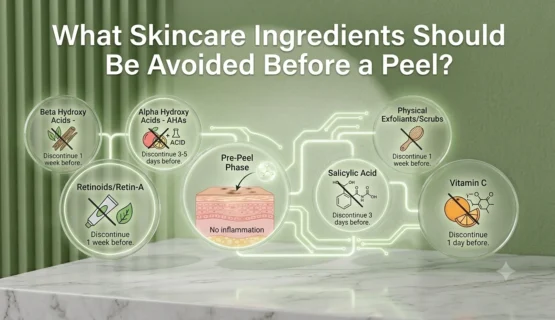 What Skincare Ingredients Should Be Avoided Before a Peel
