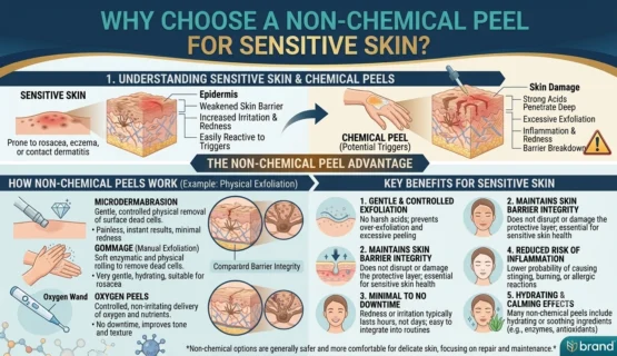 Why Choose a Non-Chemical Peel for Sensitive Skin