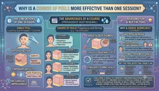 Why Is a Course of Peels More Effective Than One Session