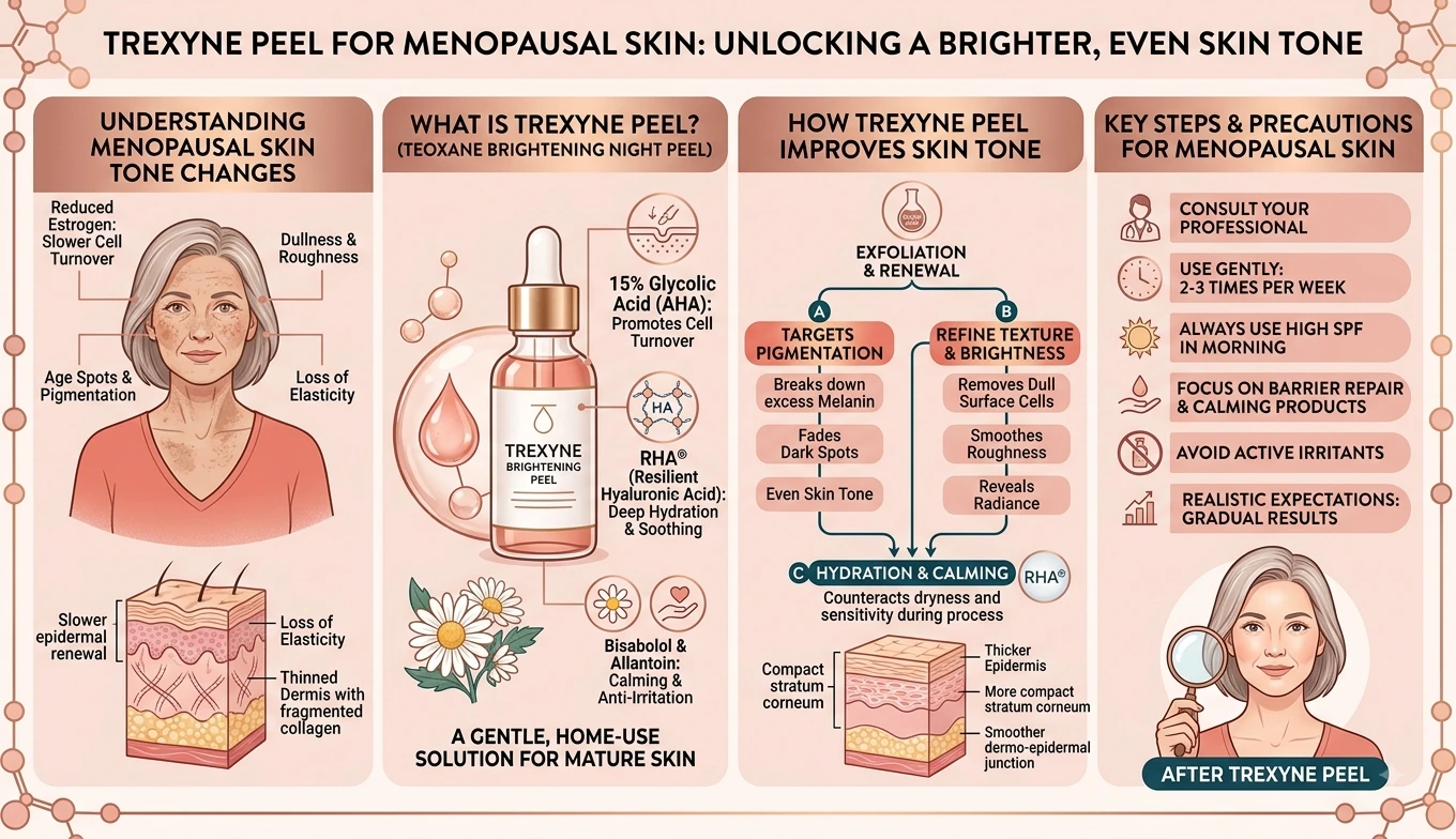 Can Trexyne Peel Help Improve Skin Tone in Menopausal Skin