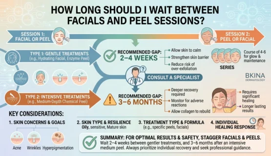 How Long Should I Wait Between Facials and Peel Sessions