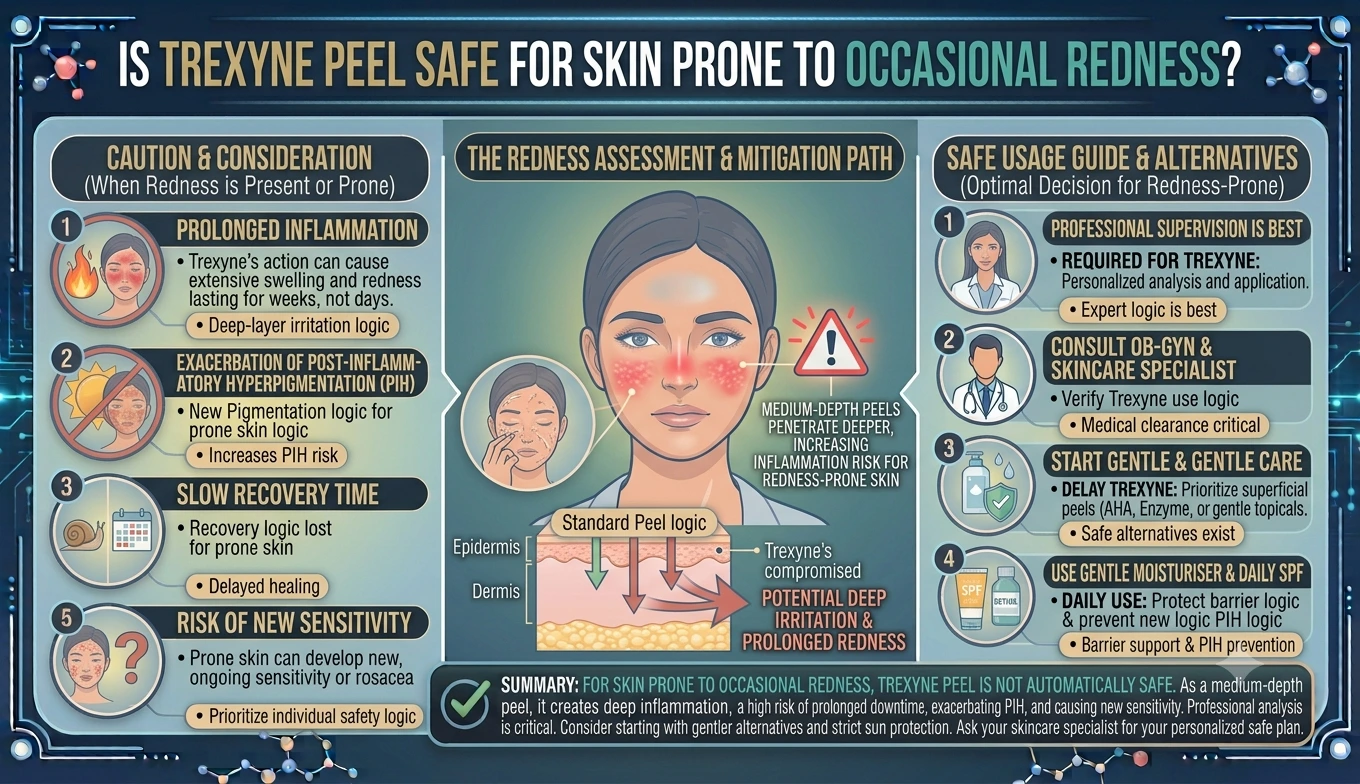 Is Trexyne Peel Safe for Skin Prone to Occasional Redness
