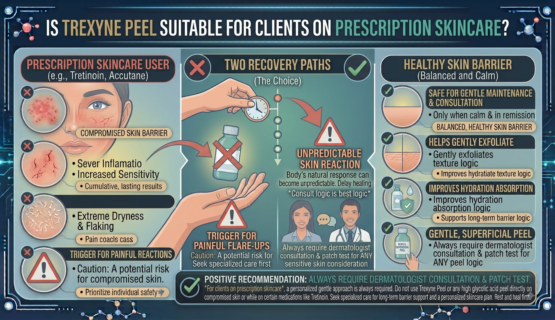 Is Trexyne Peel Suitable for Clients on Prescription Skincare