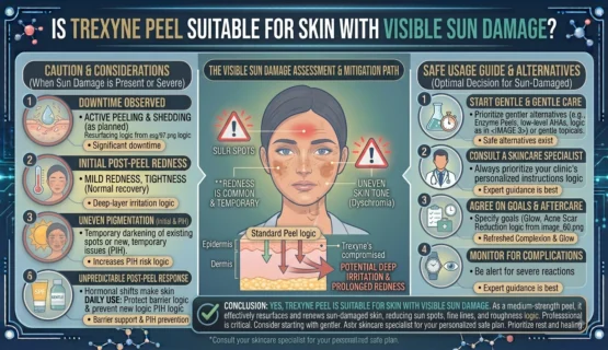 Is Trexyne Peel Suitable for Skin With Visible Sun Damage