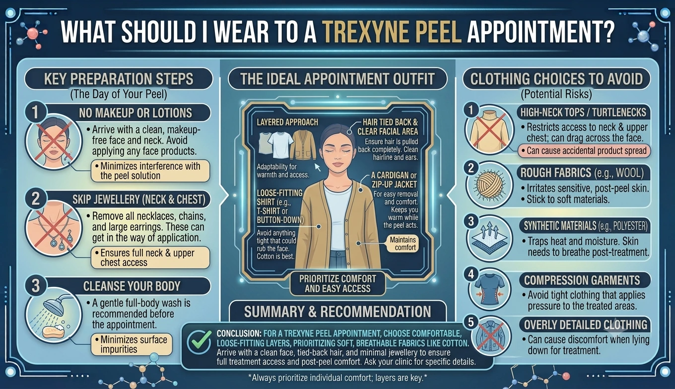 What Should I Wear to a Trexyne Peel Appointment